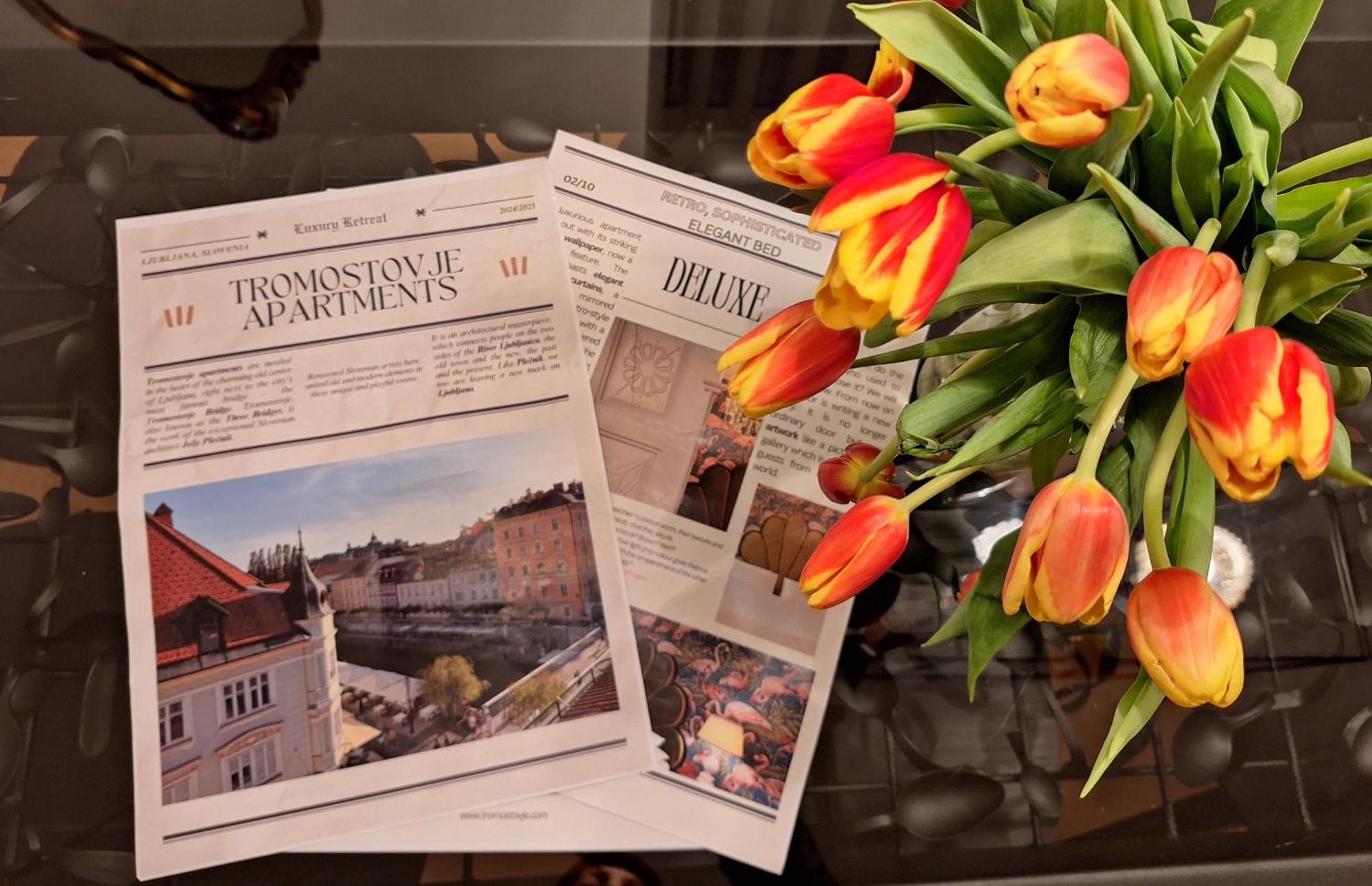 Tromostovje Apartments リュブリャナ エクステリア 写真